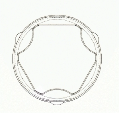 Fuelle, árbol de transmisión delantero interior 25671 GKN-Spidan