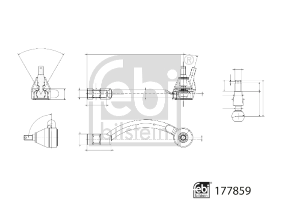Рулевой наконечник Febi 177859 цена, от 28.07 USD