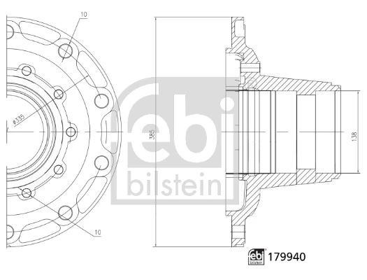Ступицы задних колес SAF 3307305603 цена, от 346.90 USD