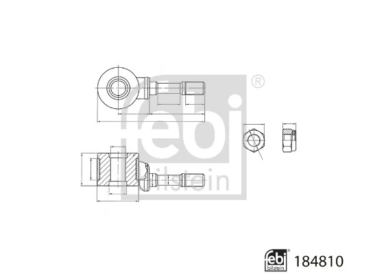 Тяга переднего стабилизатора Kemp 77641676 цена, от 7.27 USD