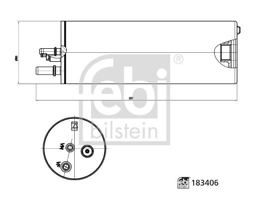 Фильтр тонкой очистки топлива Febi 183406 цена, от 69.18 USD