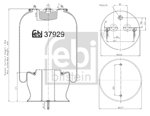 Рессора пневматической подвески Continental/Siemens 6701NP01 цена, от 117.68 USD