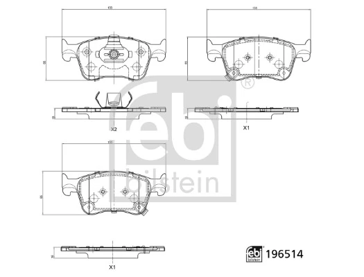 Колодки Nibk PN8819 цена, от 43.60 USD