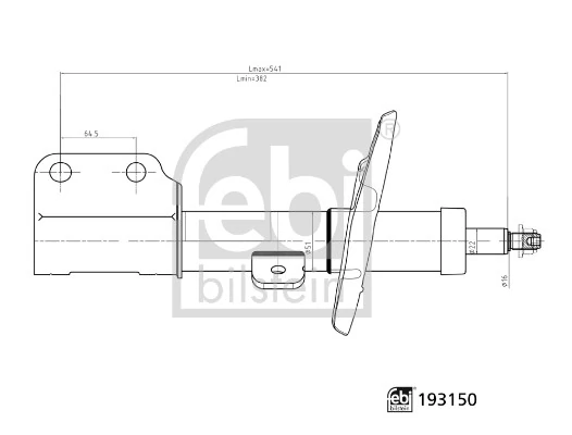 Стойка амортизатора передняя Monroe G8657 цена, от 114.74 USD
