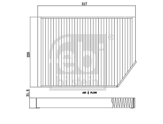 Фильтр воздушный отопителя VAG 971819429C цена, от 35.72 USD