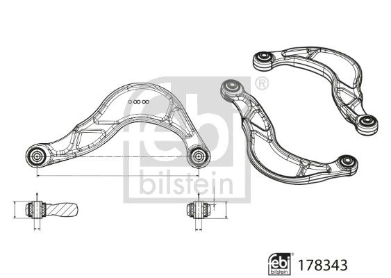 Верхний рычаг задней подвески Volvo 30778343
