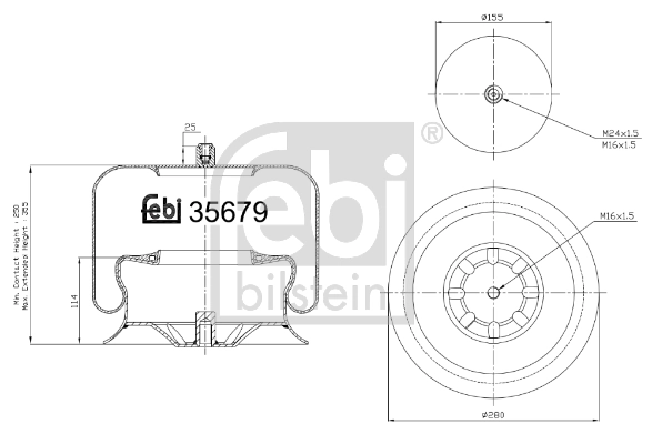 Рессора пневматической подвески Mercedes A9423204421 цена, от 119.49 USD