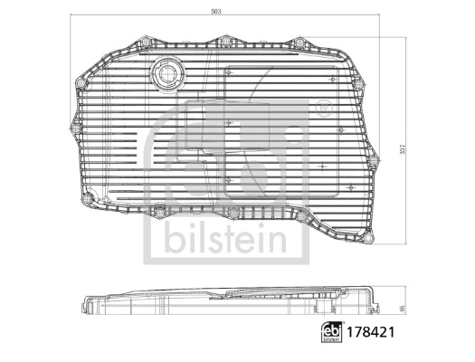 Поддон АКПП Febi 178421 цена, от 79.78 USD