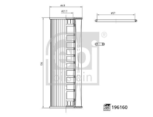 Фильтр очистки масла центробежный AND 3C129058 цена, от 8.43 USD