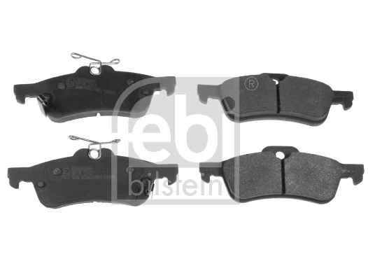 Колодки тормозные задние дисковые FEBI 116283