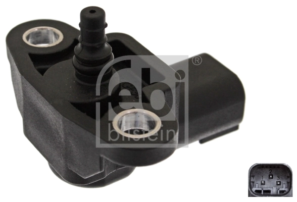 44466 FEBI Sensor de presion de carga (inyeccion de aire turbina) original y equivalente