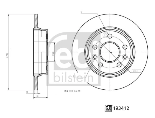 Задний тормозной диск Renault (RVI) 440A09225R цена, от 40.19 USD