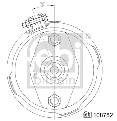 Камера тормозная (энергоаккумулятор) 7420533191 Renault (RVI)