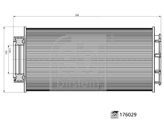 Фильтр тонкой очистки топлива Febi 176029 цена, от 29.35 USD