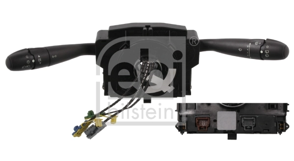 Comutador instalado na coluna da direção, montado Citroen Berlingo MF