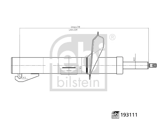 Стойка амортизатора передняя Ford Connect фургон (TC7) (2002 - 2013) цена, от 52.77 USD