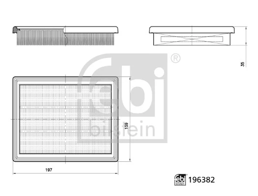 165460392R Renault (RVI) Воздушный фильтр двигателя