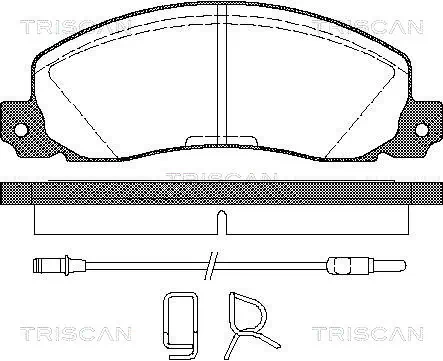 S700389 Polcar Колодки передние
