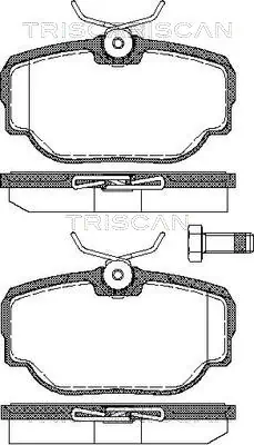 Колодки тормозные дисковые комплект на Land Rover Range Rover II LP, P38A