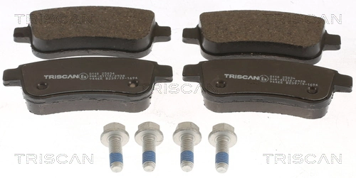 Sapatas do freio traseiras de disco Renault Scenic JZ0, JZ1