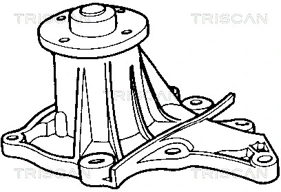 Насос водяной на Toyota Corolla  E8