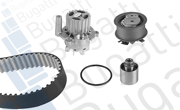 Correia do mecanismo de distribuição de gás, kit Skoda Fabia 2 5J2, 542, 572, 582