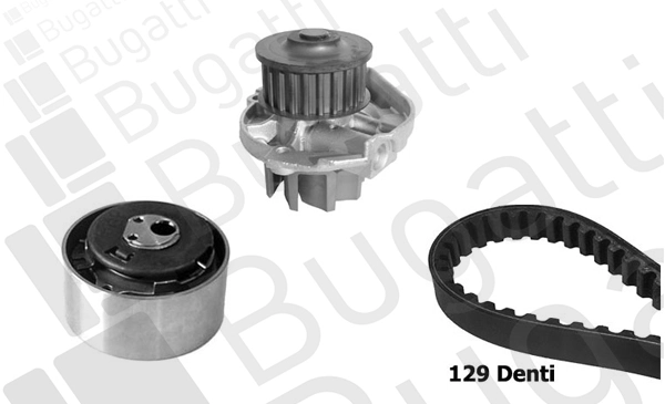 Correia do mecanismo de distribuição de gás, kit Fiat Qubo 255