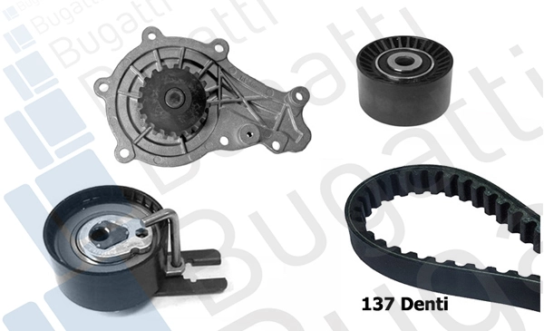 Correia do mecanismo de distribuição de gás, kit Volvo S80 2 AS, AR