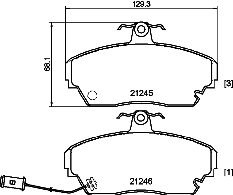 Купить 1893401 Ford Колодки тормозные
