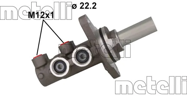 Cilindro mestre do freio Mazda 6 GJ, GL