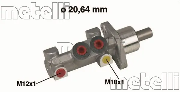 Цилиндр главный тормоза (гидротормозов) Metelli 50420 цена, от 36.28 USD