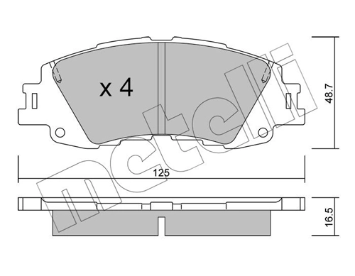 Купить 04465K0020 Toyota Колодки тормозные