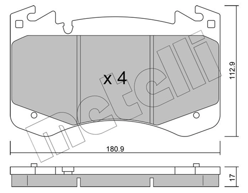 Тормозные колодки Delphi LP3900