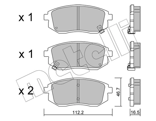 410609323R Renault (RVI) Колодки передние