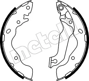 Барабанные колодки KAP H07SHOE902052