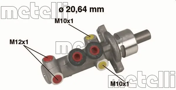 Цилиндр тормозной, главный на Renault Clio III BR01, CR01