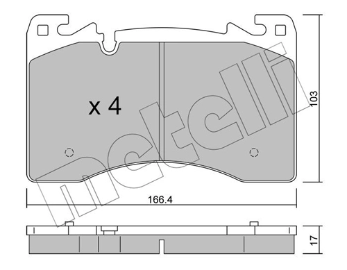 Передние тормозные колодки LP3899 Delphi
