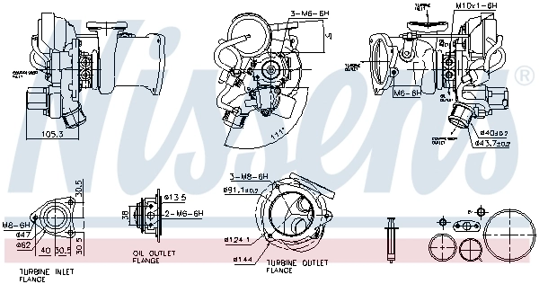 54399700123 Borg-Warner Турбонаддув