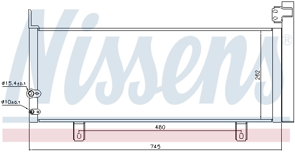 Радиатор охлаждения кондиционера Nissens 940499