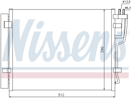 940007 Nissens Конденсатор