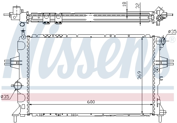 Радиатор 63006A Nissens