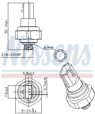 Датчик кондиционера Nissens 301038