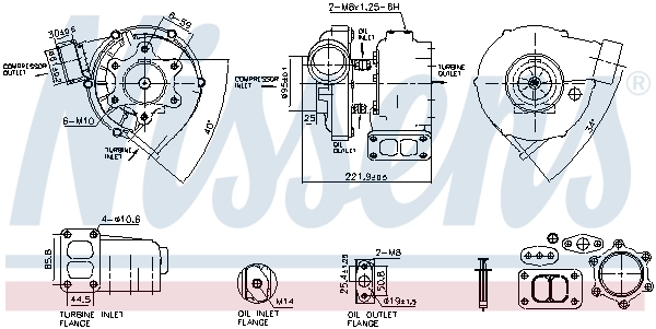 Турбокомпрессор Mercedes A924096139980