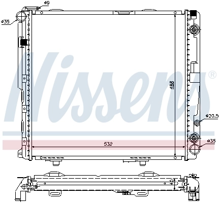 Радиатор 62699A Nissens