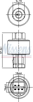 Датчик кондиционера Nissens 301127