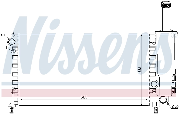 Радиатор 61881 Nissens