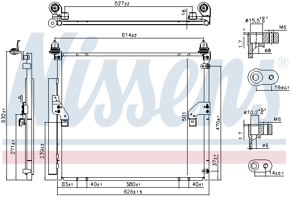 Конденсатор кондиционера Polcar 81T1K8C1 цена, от 110.64 USD