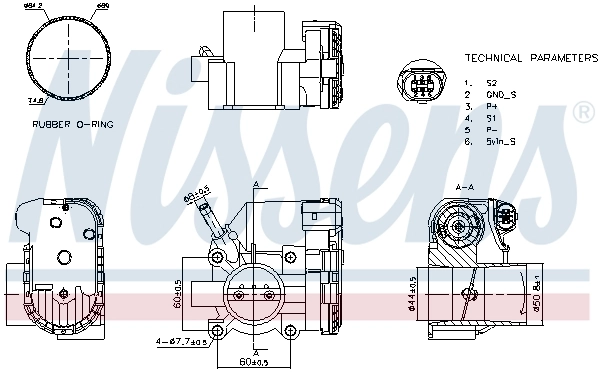280750049 Bosch Дроссельная заслонка