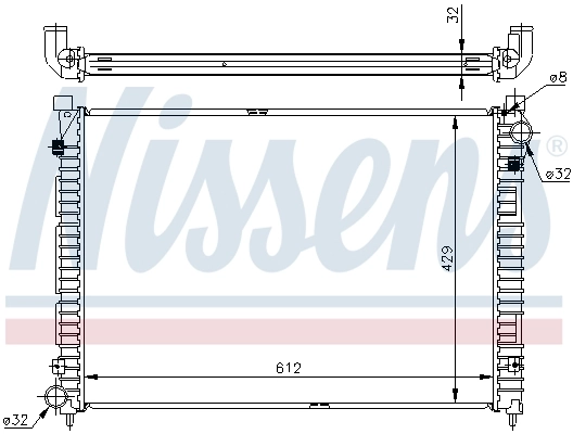 Радиатор 64301A Nissens