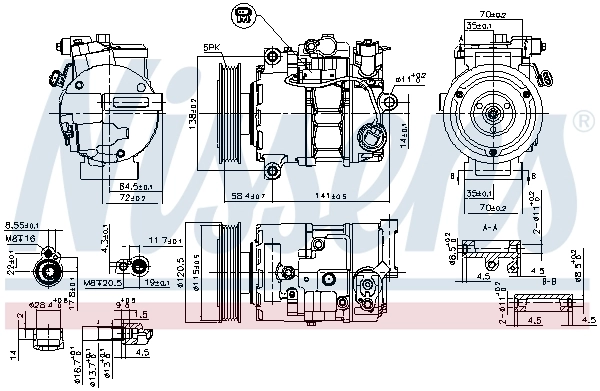 890766 Nissens Компрессор хладагента